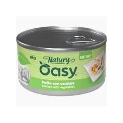 Oasy Natury Jelly Dog 150 Gr Pollo/Verdure Cibo umido per Cani