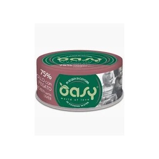 OASY MORE LOVE LATTINA POLLO/FEGATO 80 gr Cibo umido per gatto