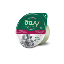 Oasy More Love Cup Pollo/Manzo/Spinaci 70 Gr