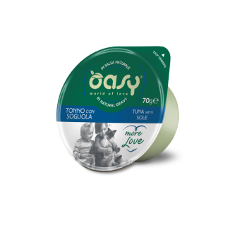 Oasy More Love Cup Tonno Con Sogliola 70G