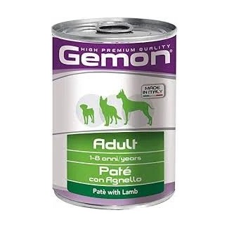 Gemon Dog Agnello Pate 400Gr cibo umido