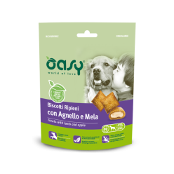 Oasy Snack Dog - Biscotti Ripieni Con Agnello E Mela