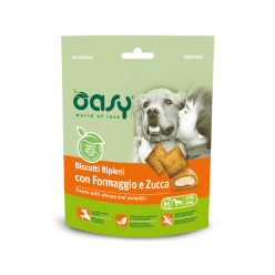 Oasy Snack Dog - Biscotti Ripieni Con Formaggio E Zucca