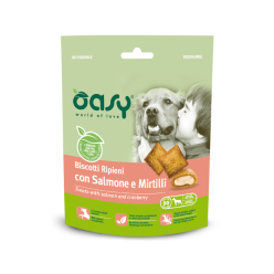 Oasy Snack Dog - Biscotti Ripieni Con Salmone E Mirtilli