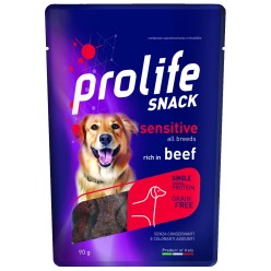 Prolife Dog Snack Monoproteico Grain Free Manzo  90 Gr