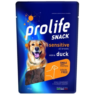Prolife Dog Snack Monoproteico Grain Free Anatra 90 Gr
