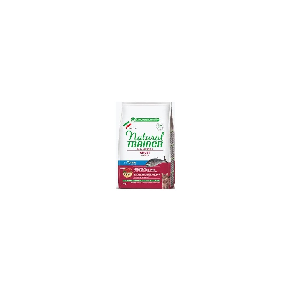 Natural trainer crocchette gatto  Tonno 3 Kg + Telo Mare