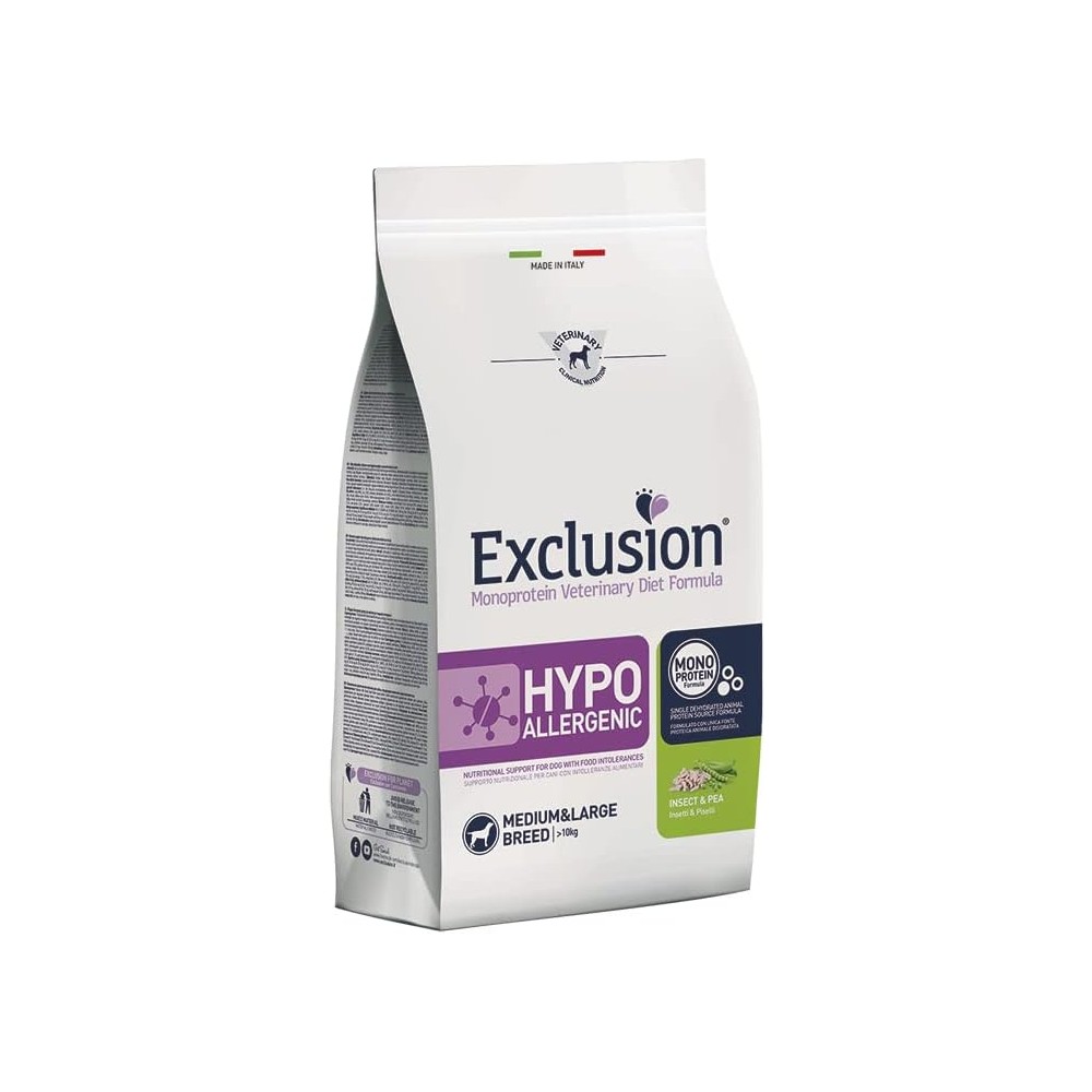 Exclusion crocchette cane Hypo Diet Insetti 2 Kg
