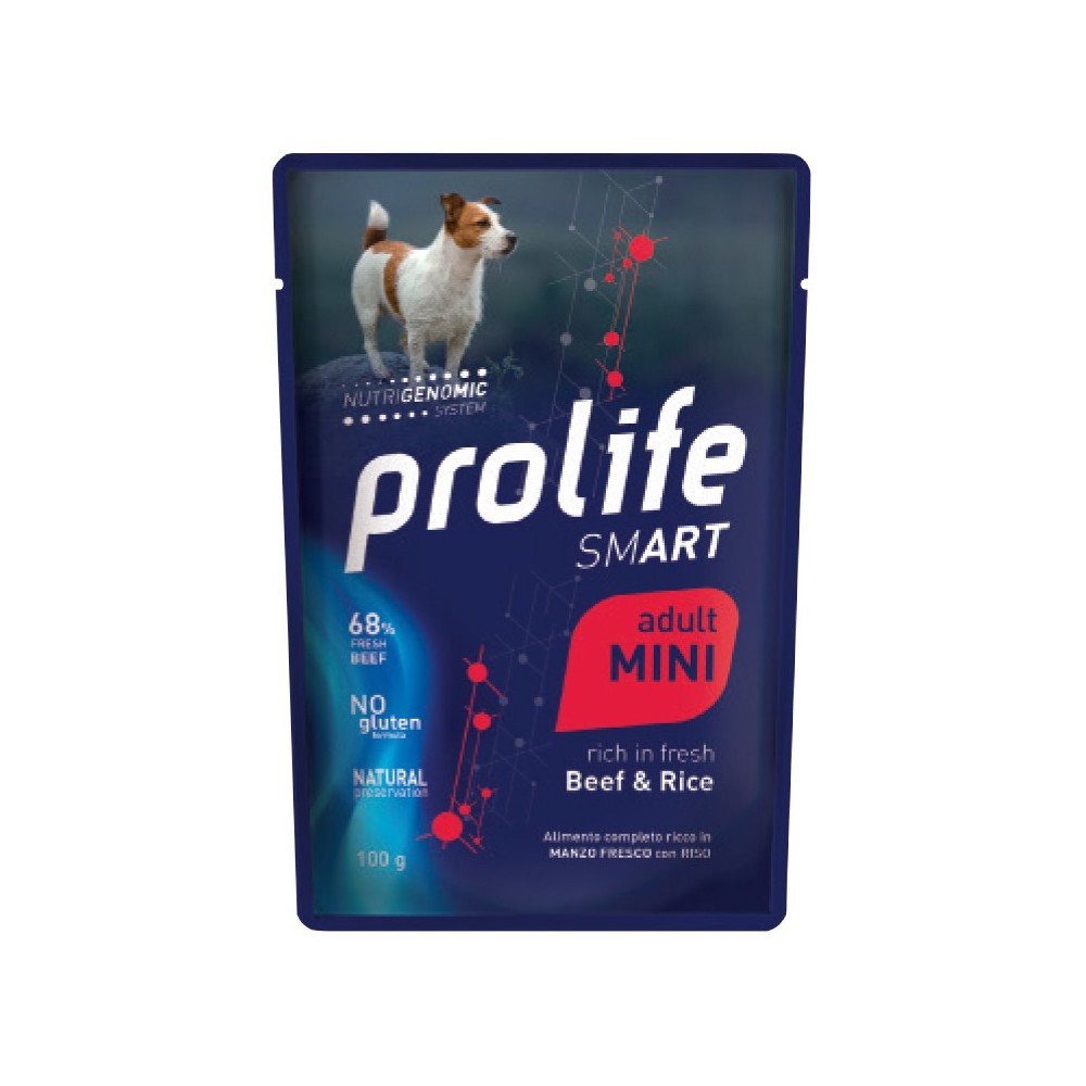 Prolife Adult Cane 100 Gr Manzo/Riso cibo umido