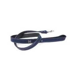 Guinzaglio Ecopelle  Blu Silver 2X120