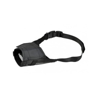 Leo pet Museruola Regolabile  In Nylon XXL  Nero