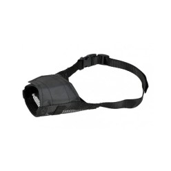 Leo pet Museruola Regolabile  In Nylon XXL  Nero