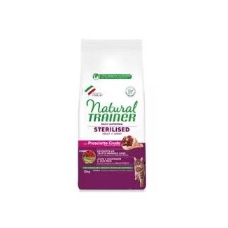Natural trainer corcchette gatto  Sterilised  Prosciutto  Crudo 10 Kg