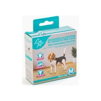 Mutande Elastiche In Tessuto Per Cani M 32-39 Cm