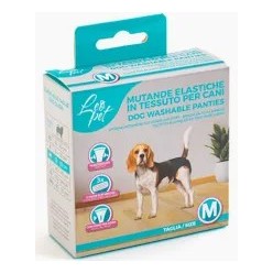 Mutande Elastiche In Tessuto Per Cani M 32-39 Cm