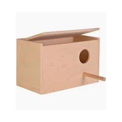 Nido Inseparabilo In Legno  23 X 15 X 20 Cm