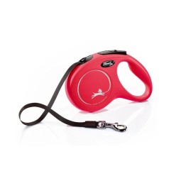 Flexi New Classic Fettuccia Rosso M Max 25 Kg