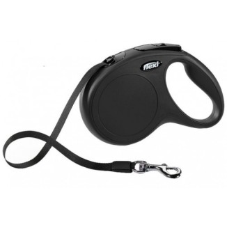 Flexi New Classic Fettuccia Nero M Max 25 Kg