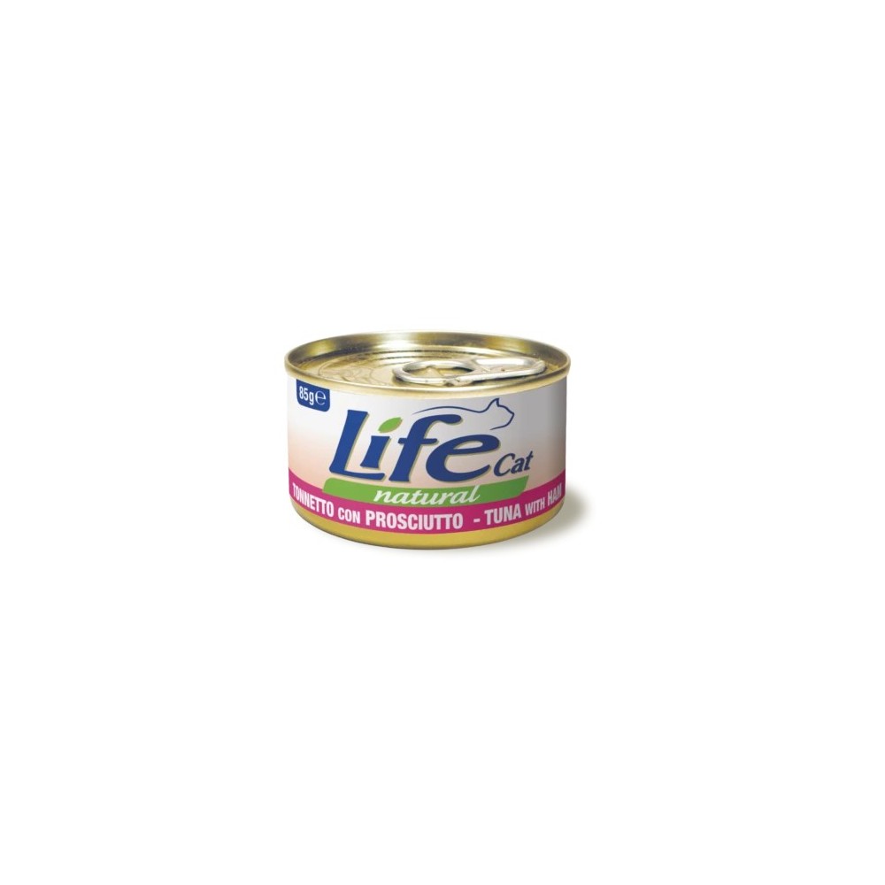 LIFE CAT TONNO/PROSCITTO 85GR CIBO UMIDO