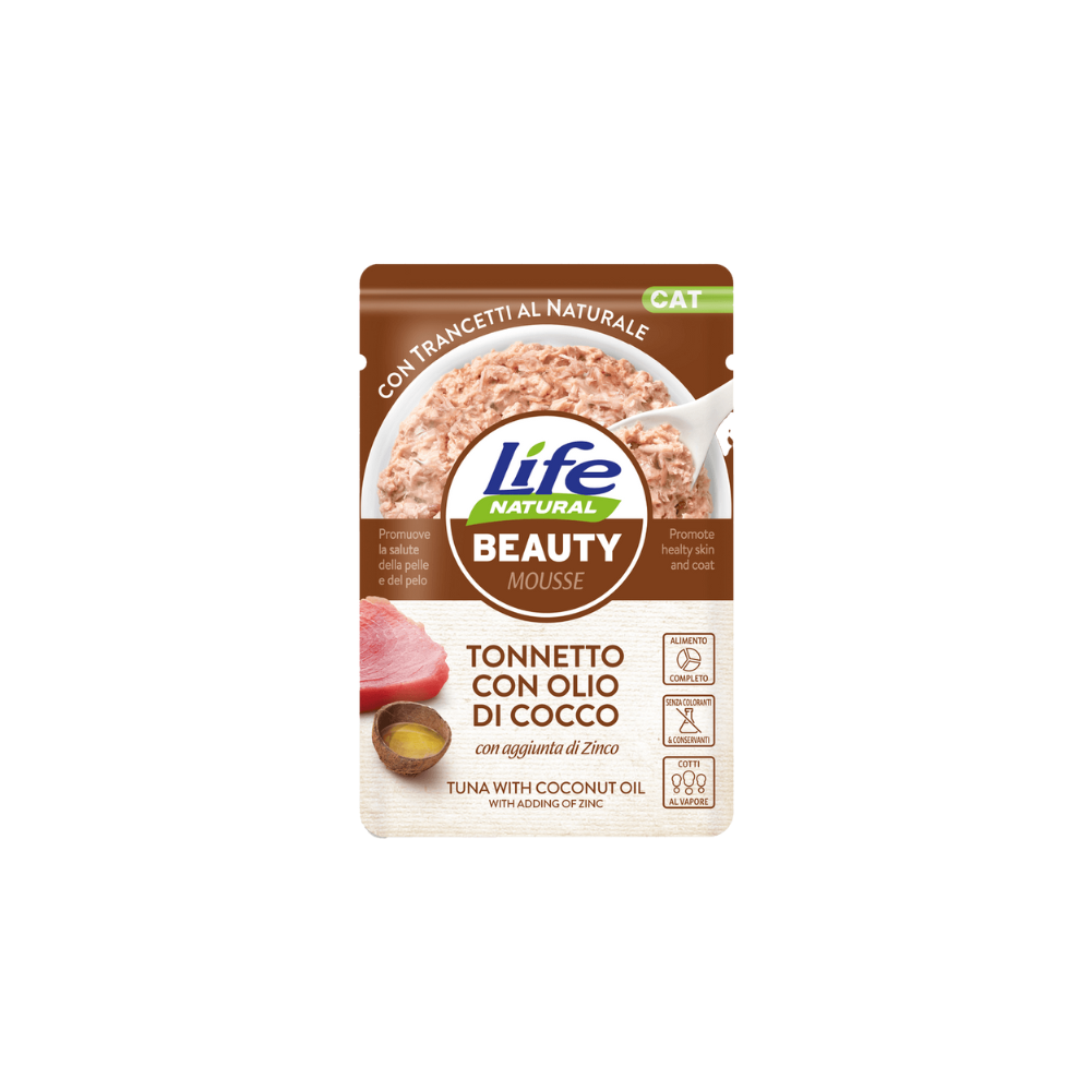 Life Cat Beauty Tonno/Cocco 70 Gr cibo umido