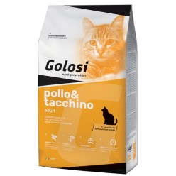 Crocchette gatto Golosi  Adult Pollo/Tacchino 1.5Kg