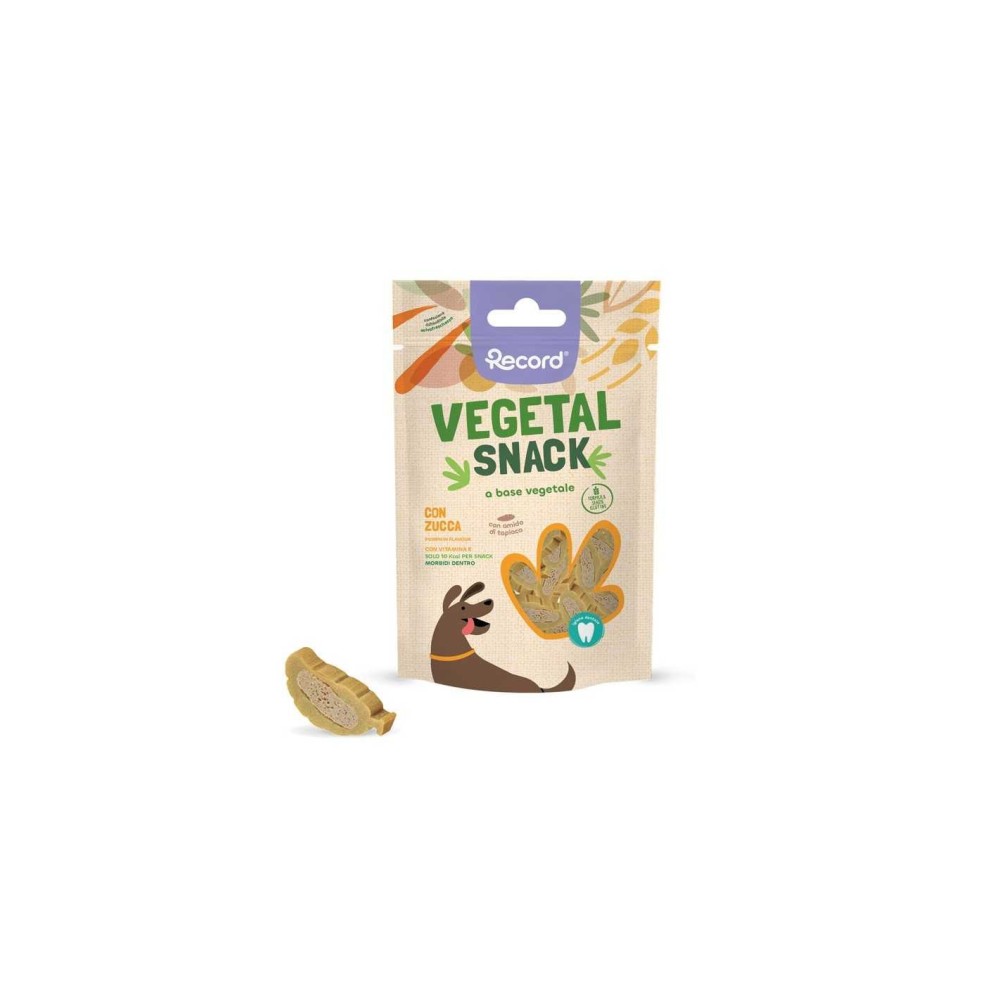 Record Vegetal Snack Dog Con  Zucca 75 Gr