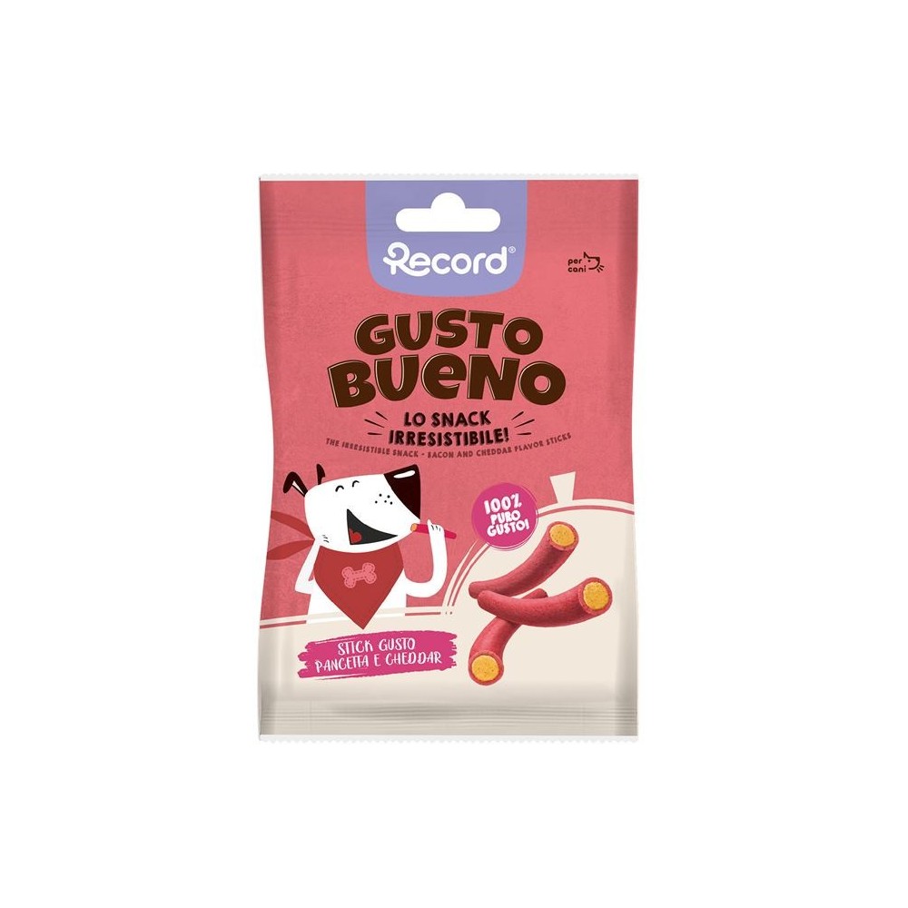 Record Gusto Buono Snack Mini Dog Pancetta/Cheddar 50 Gr