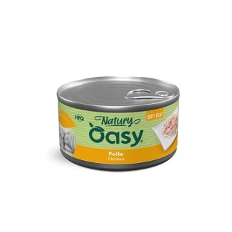 OASY WET CANE  NATURY SOFT JELLY - POLLO LATTINA 150 GR CIBO UMIDO