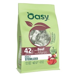 OASY DRY CAT ORIGINAL - CROCCHETTE  GATTO  ADULT STERILIZED MANZO 1,5 KG
