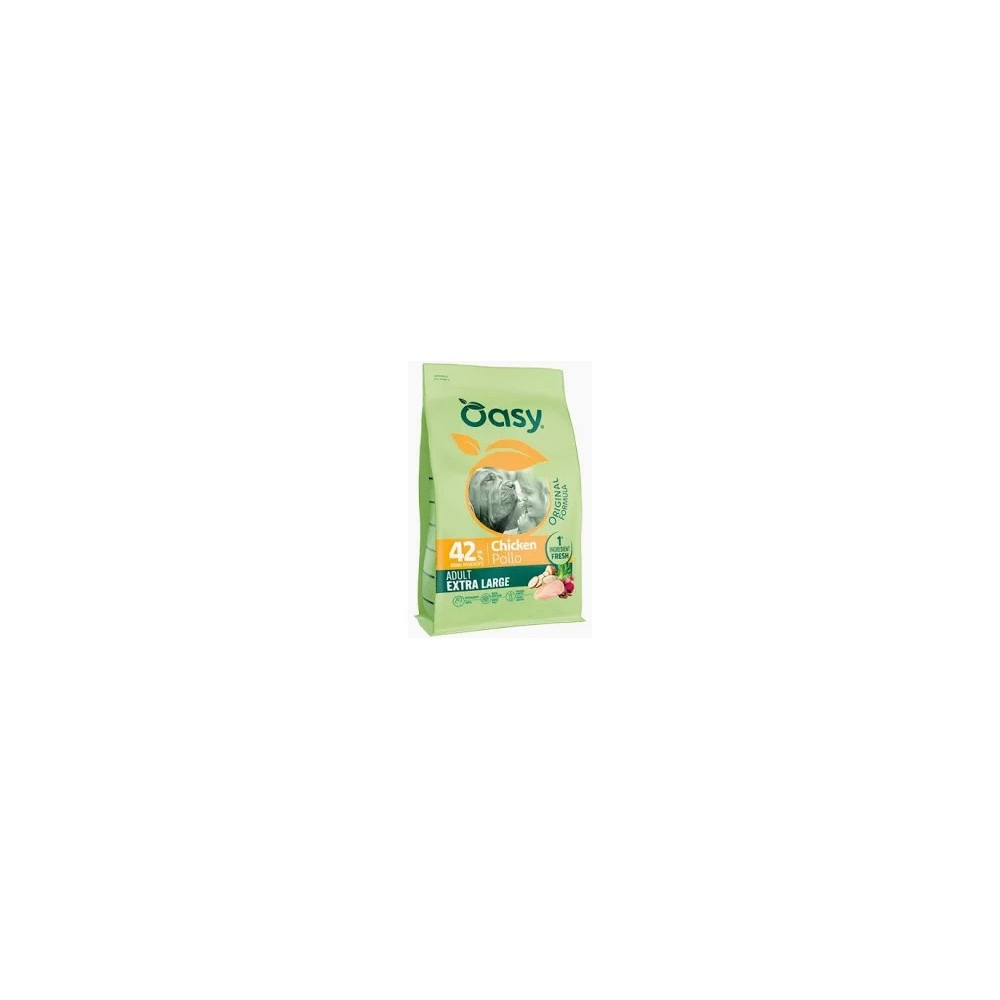 OASY DRY DOG ORIGINAL - CROCCHETTE ADULT EXTRA/LARGE POLLO 10 KG