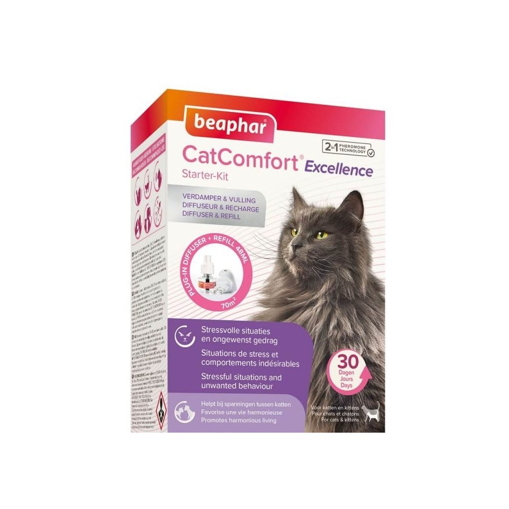 BEAPHAR CAT COMFORT EXCELLENCE DIFFUSORE+ RICARICA CON FEROMONI RELAX GATTO