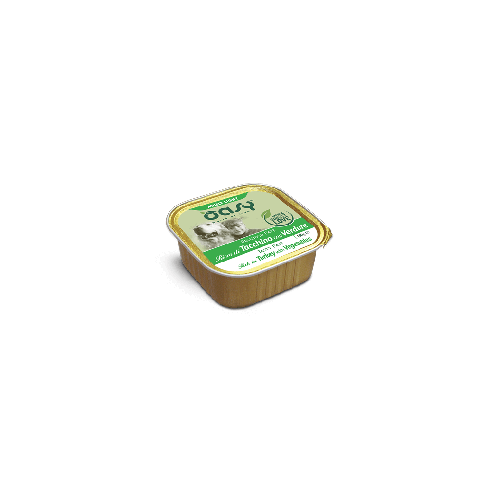 OASY DOG DELIZIOSO PATÈ 150 GR TACCHINO/VERDURE CIBO UMIDO
