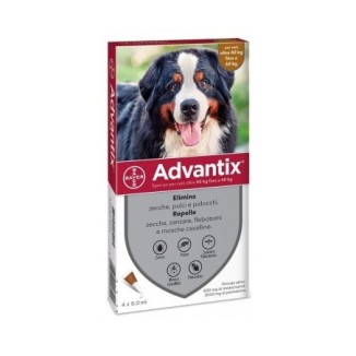 Elanco Advantix Spot-On per cani 40-60 kg 6 PIPETTE