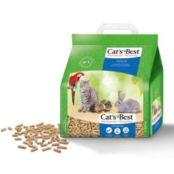 CAT' BEST Lettiera Vegetale  Universal lettiera non-agglomerante per tutti gli animali di piccola taglia 5,5 KG