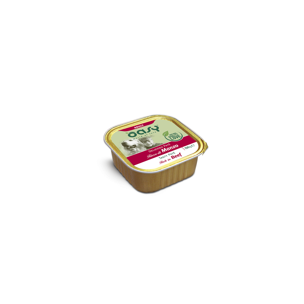OASY DELIZIOSO PATÈ MANZO 150 G CIBO UMIDO