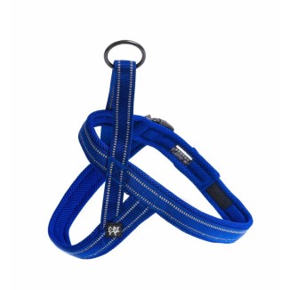 Leo Pet Pettorina Norvegese In Nylon E Mesh Blu L 70-82 Cm