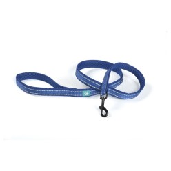 Leo Pet Guinzaglio Mesh Nylon 120X2 Blu