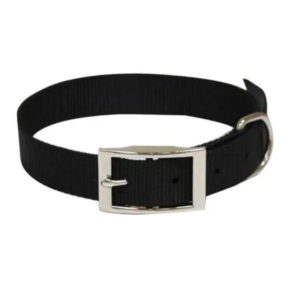 Leo pet Collare Nylon Nero Cm 55 X 2.0