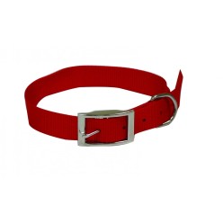 Leo Pet Collare Nylon Rosso Cm 55 X 2.0