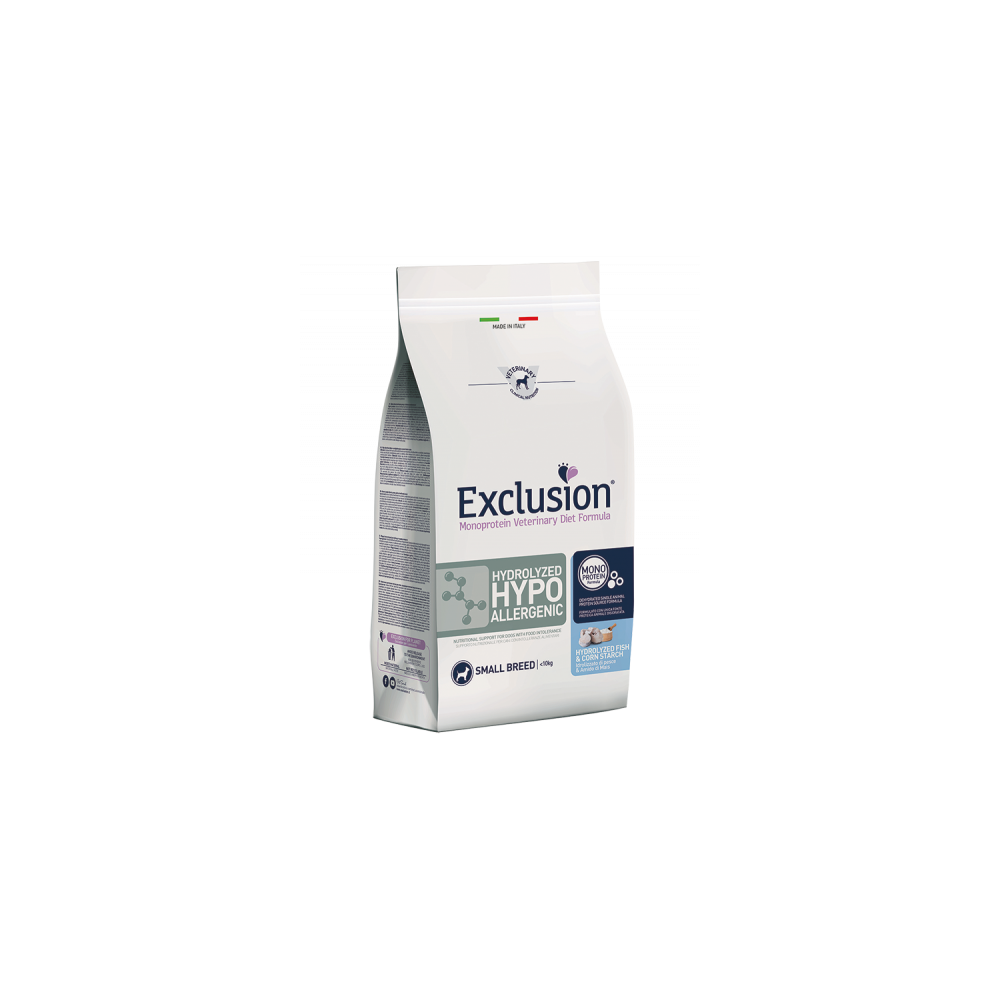 EXCULSION DIET HYPO  CROCCHETTE CANE MINI HYDROLIZZATO DI PESCE E AMIDO DI MAIS KG 2