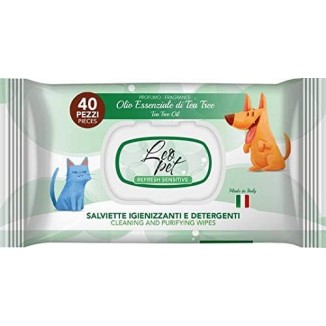 Leopet Salviette Tea Tree 40 Pz