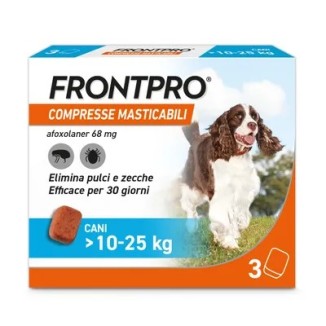 Frontline FRONTPRO compresse masticabili per cani 10-25 kg
