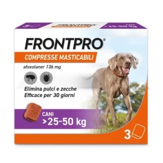 Frontline FRONTPRO compresse masticabili per cani 25-50 kg 3 CPR