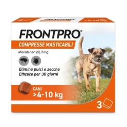 Frontline FRONTPRO compresse masticabili per cani 4-10 kg 3 CPR