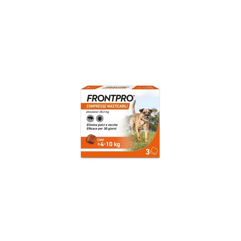 Frontline FRONTPRO compresse masticabili per cani 4-10 kg 3 CPR