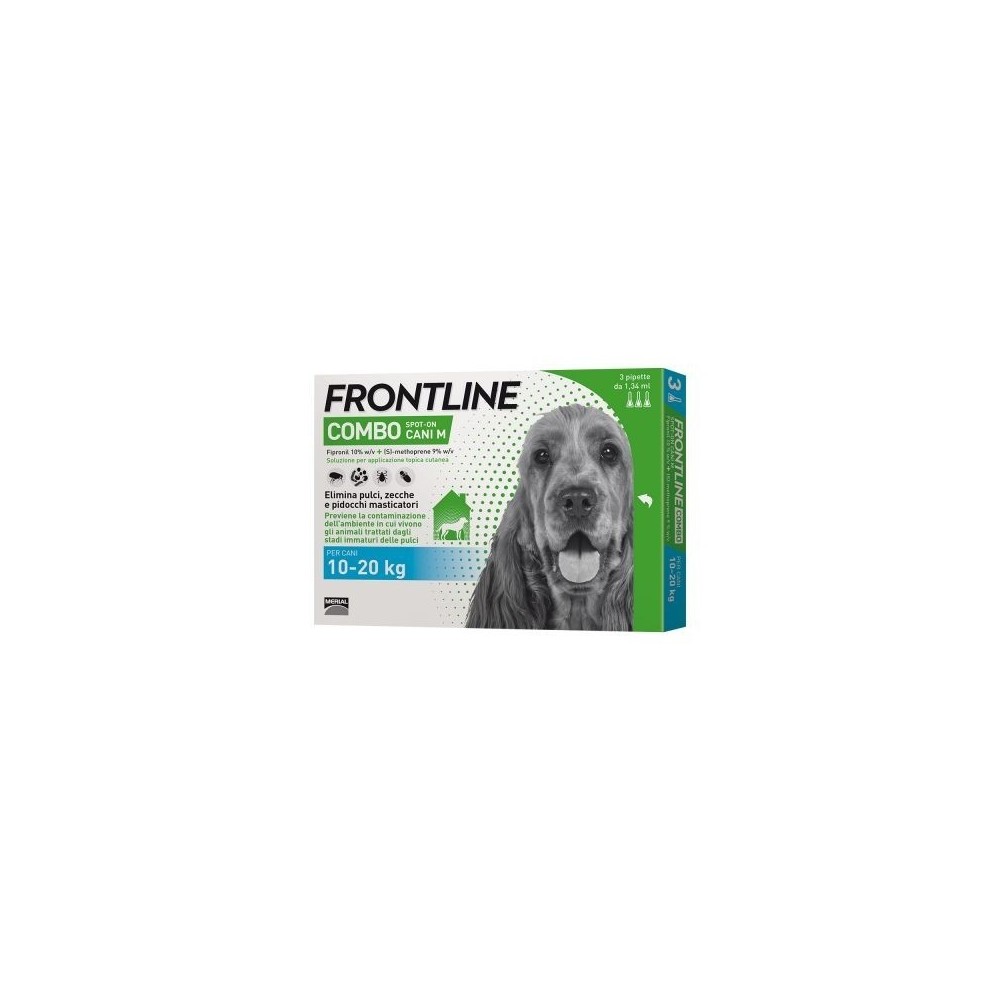 FRONTLINE COMPO SPOT ONE  CANE 10-20 KG 3 PIETTE
