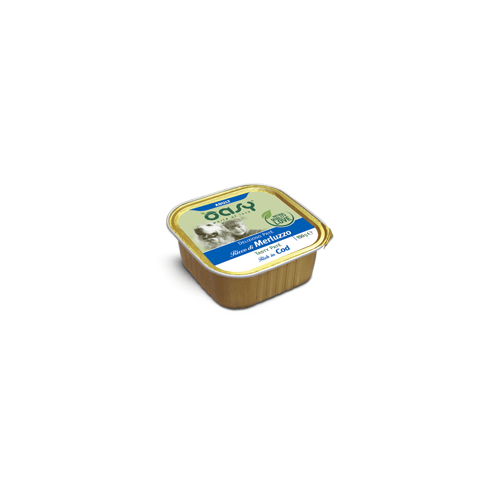 OASY DOG DELIZIOSO PATÈ 150 GR MERLUZZO