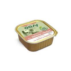 OASY DOG DELIZIOSO PATÈ SALMONER CON VERDURE 150GR CIBO UMIDO