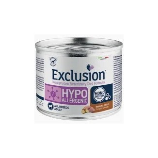 Exclusion hypoallergenic cibo umido coniglio 200gr