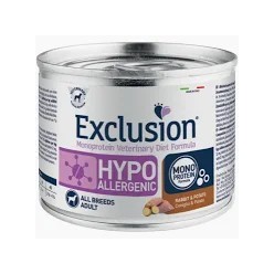 Exclusion hypoallergenic cibo umido coniglio 200gr